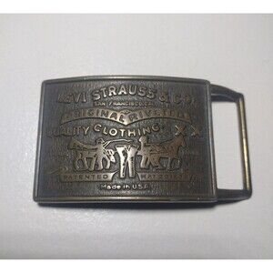 Vintage Levi Strauss & Co. Belt Buckle